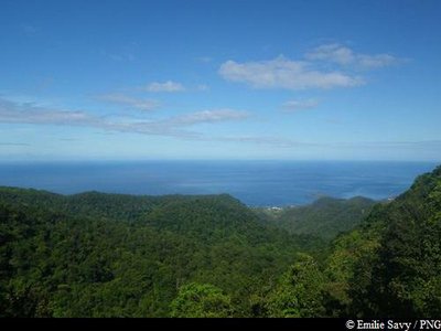 vue sur Bouillante et les Ilets Pigeon