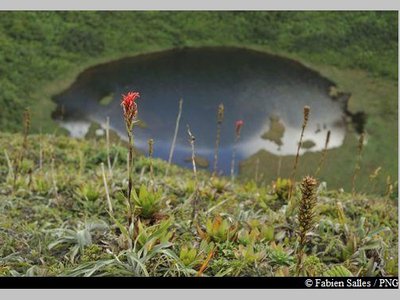 vue sur le lac Flammarion