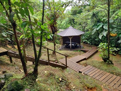 aire de pique-nique des Chutes du Carbet