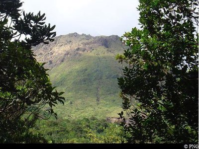 point de vue sur La Soufrière