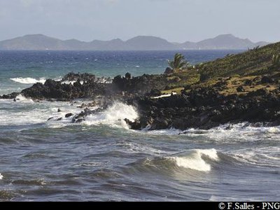 Les Saintes depuis Anse Grande Ravine