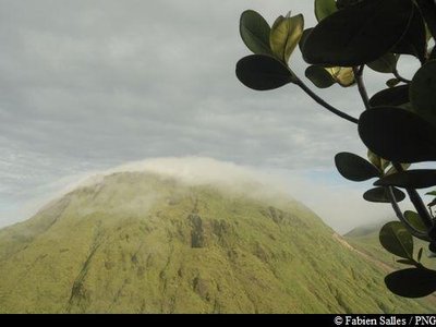 la Soufrière vue depuis l'Echelle